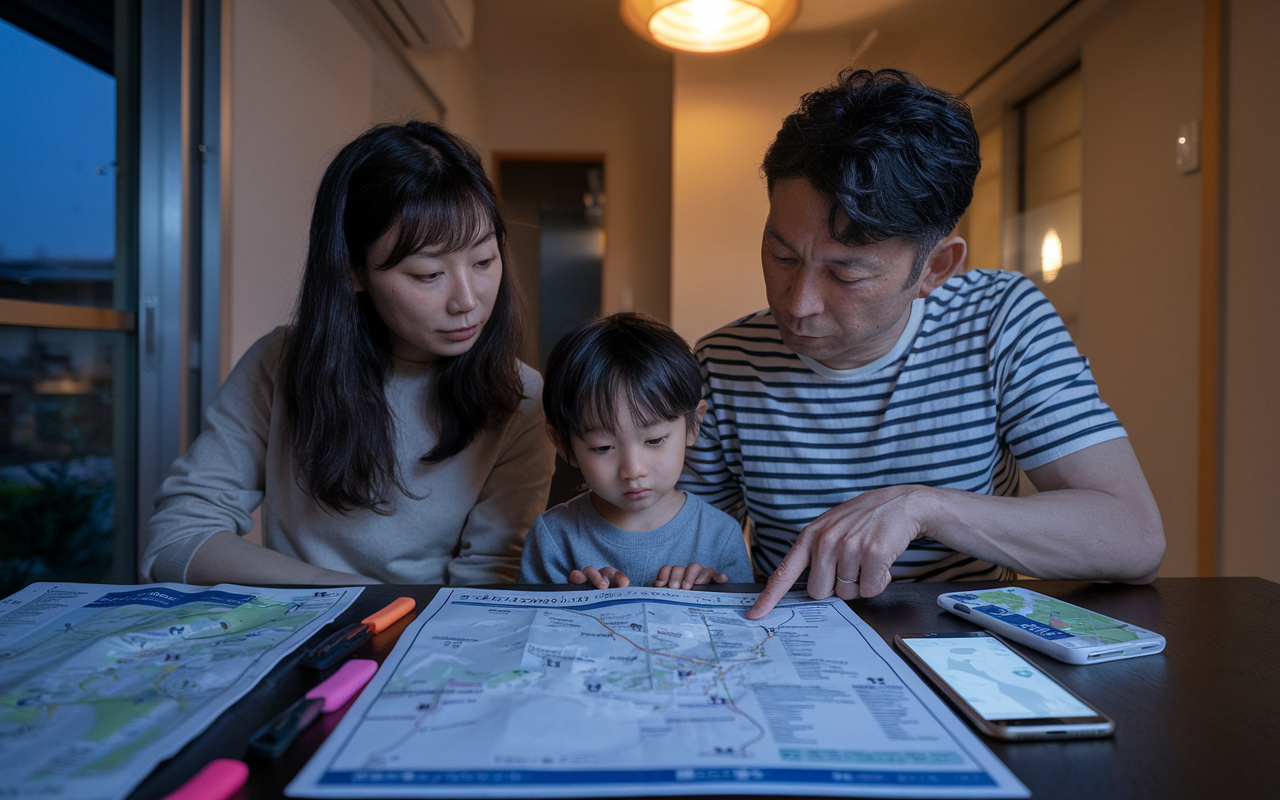成田市の防災マップで避難所確認！一覧を活用して自宅周辺の安全を見直す方法の画像