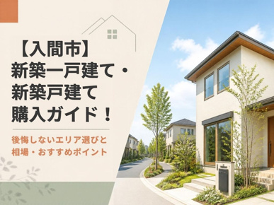 【入間市】新築一戸建て・新築戸建て購入ガイド！後悔しないエリア選びと相場・おすすめポイントの画像