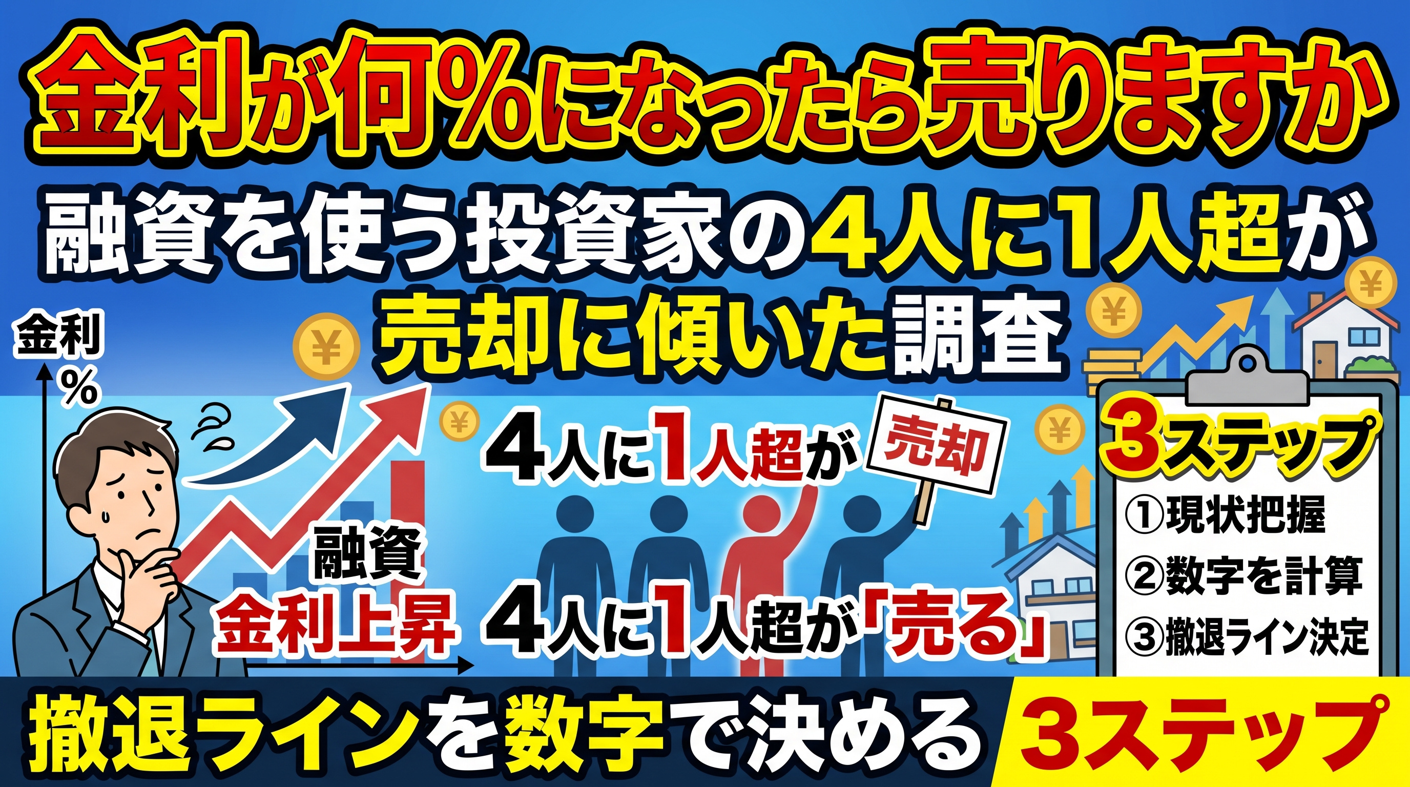 金利が何%になったら、売りますかの画像