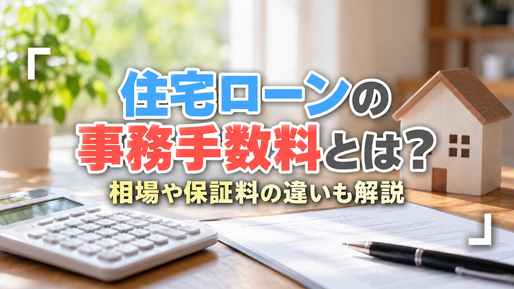 住宅ローンの事務手数料とは？相場や保証料の違いも解説の画像