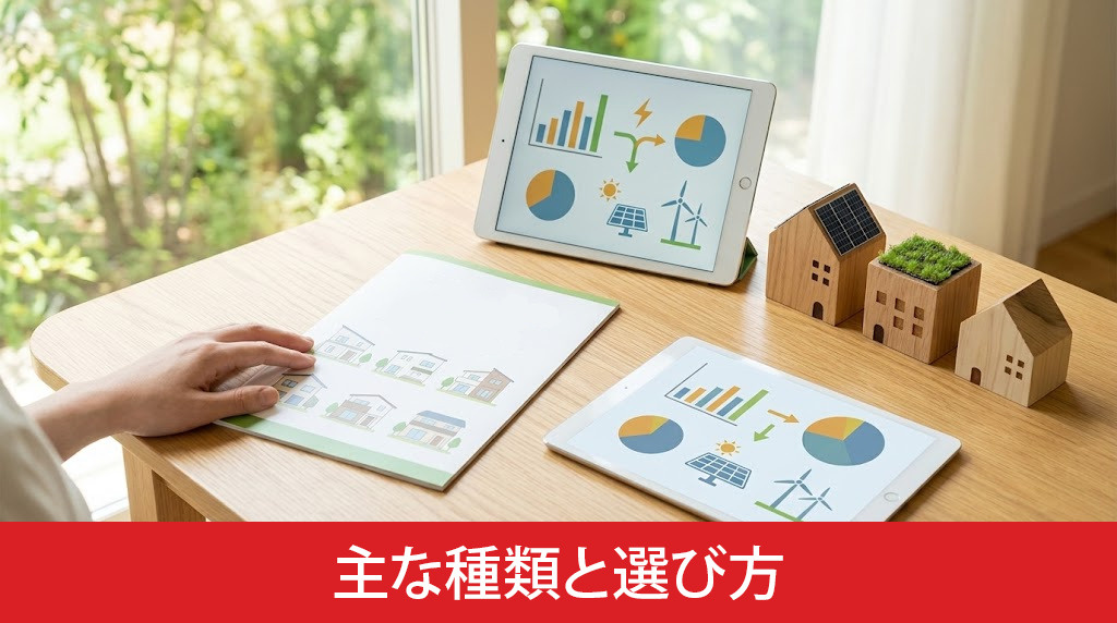 特徴で選ぶ省エネ住宅の主な種類と選び方
