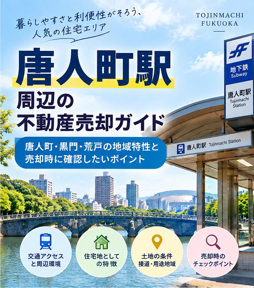 唐人町駅周辺の不動産売却ガイド