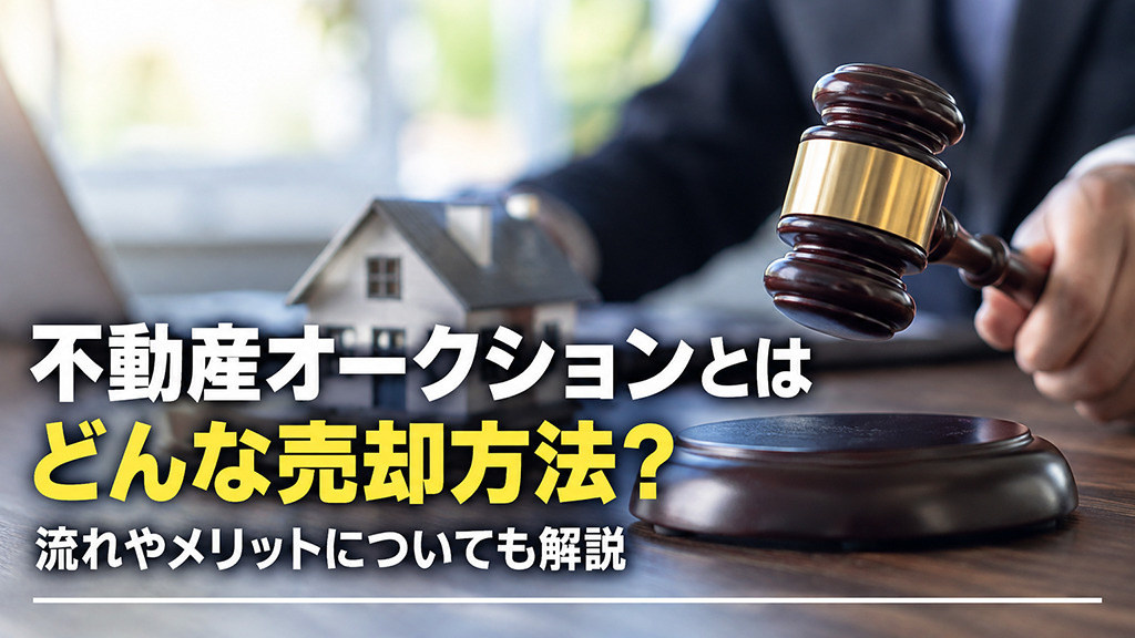 不動産オークションとはどんな売却方法？流れやメリットについても解説