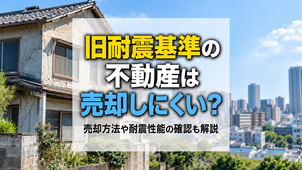 旧耐震基準の不動産は売却しにくい？売却方法や耐震性能の確認も解説の画像