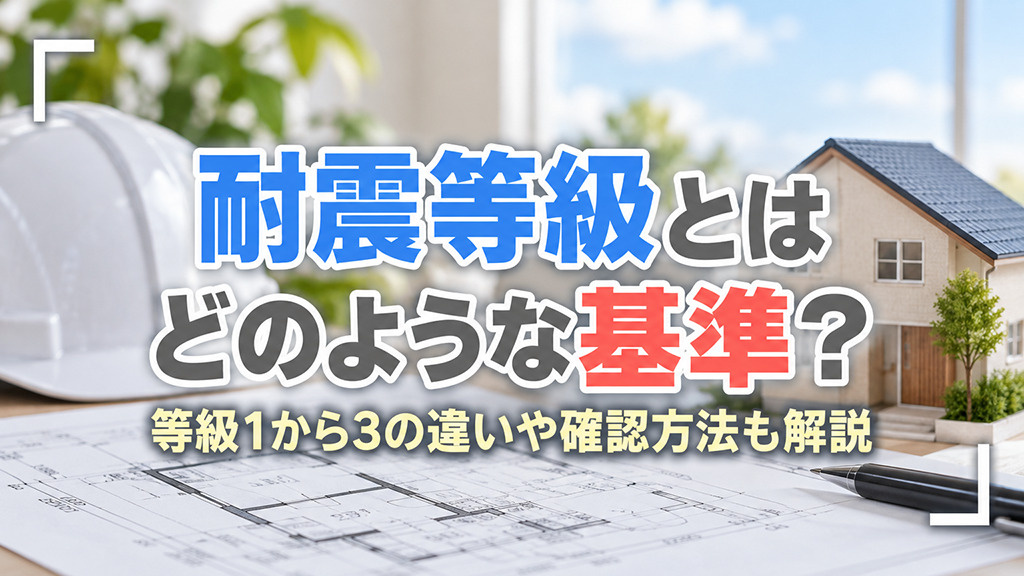 耐震等級とはどのような基準？等級1から3の違いや確認方法も解説の画像