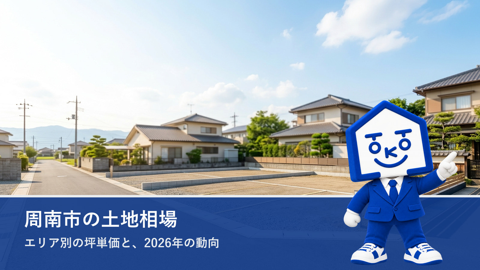 周南市の土地相場｜エリア別の坪単価と2026年の動向の画像