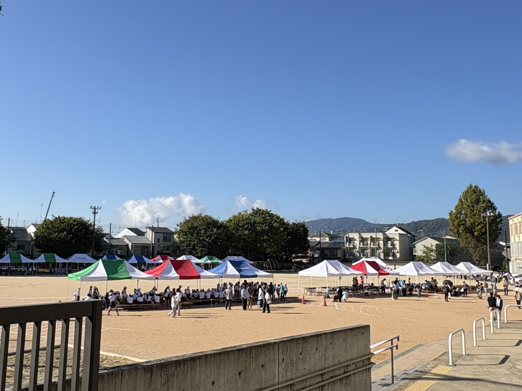 日除けテントと、地域に素早く届くSNSの発信力の画像
