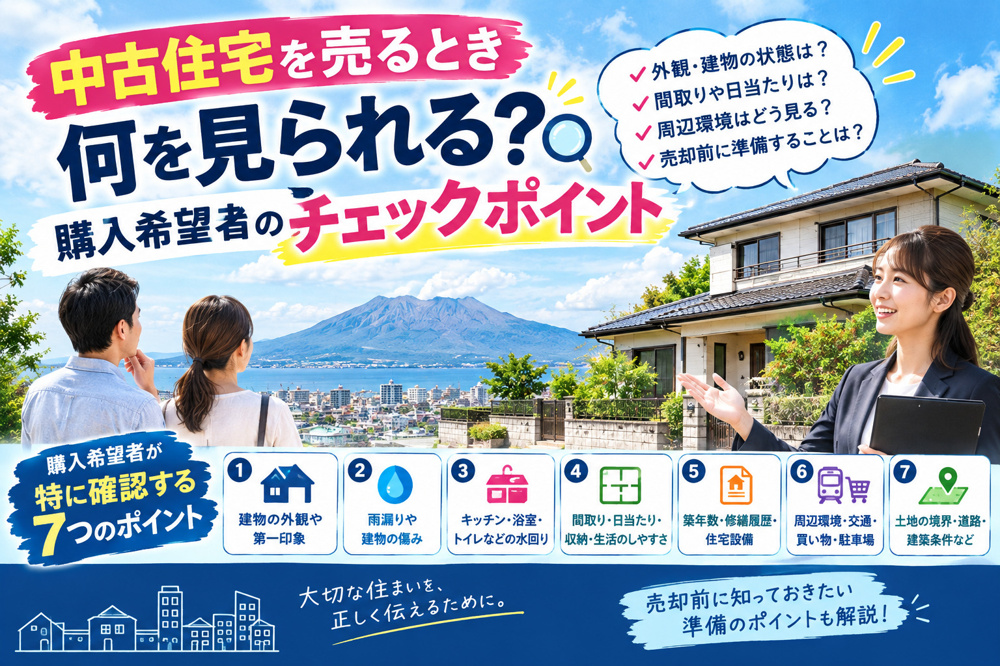 中古住宅を売るとき何を見られる？購入希望者のチェックポイントの画像