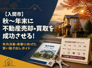 【入間市】秋〜年末に不動産売却・買取を成功させる!年内決着・来春に向けた賢い動き出しガイドの画像