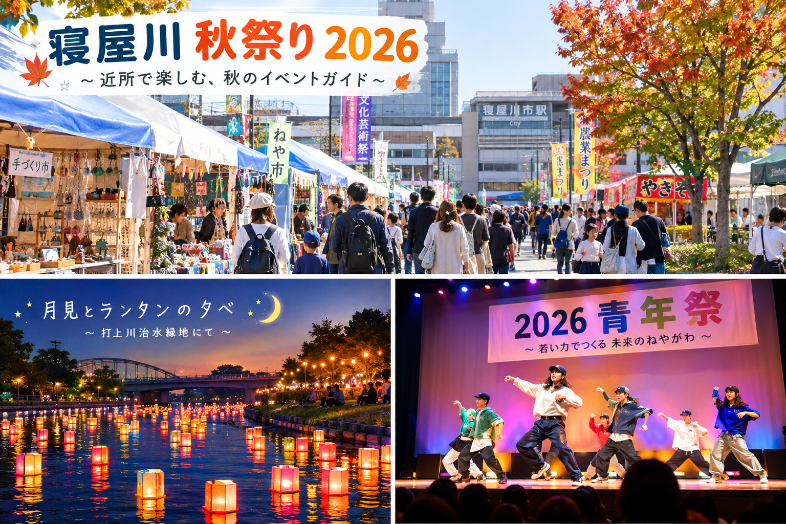 寝屋川で2026年11月開催予定の秋まつりをご紹介。の画像