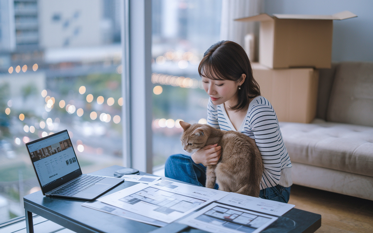 東京23区で猫と暮らす物件探しのコツは?ペット可賃貸を無理なく選ぶポイントを解説の画像