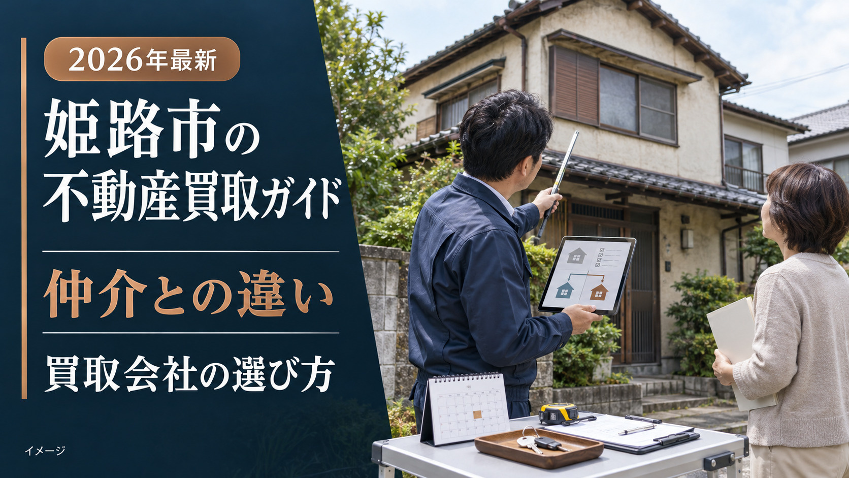 姫路市の不動産買取ガイド【2026年最新】｜仲介との違いと即現金化できる会社の選び方の画像