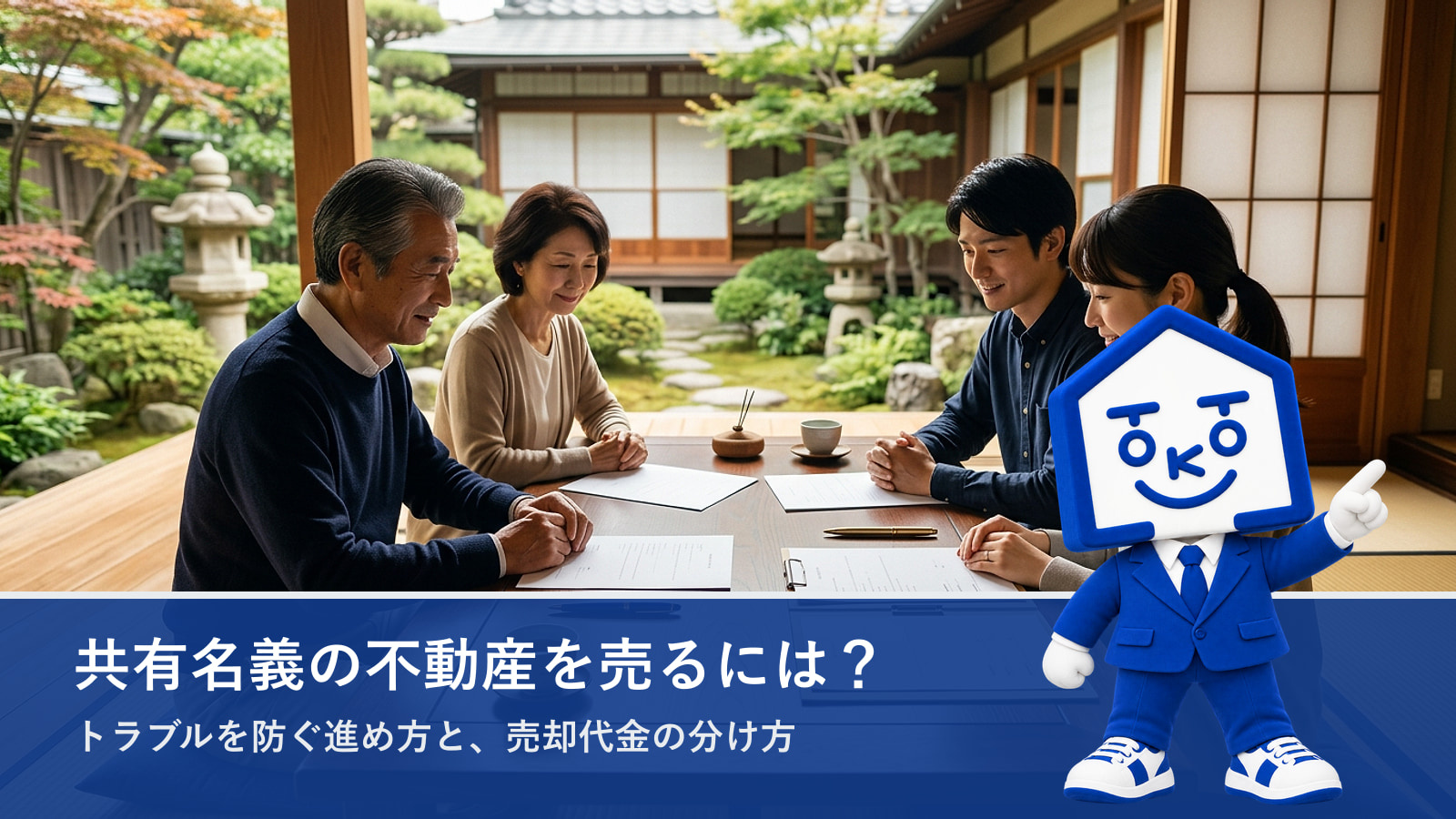 共有名義の不動産を売るには?トラブルを防ぐ進め方の画像
