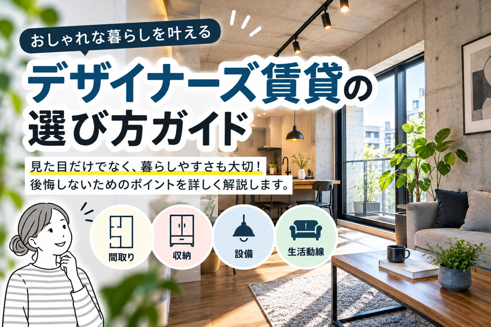 賃貸デザイナーズ物件で自分らしさと快適さを両立する選び方ガイドの画像