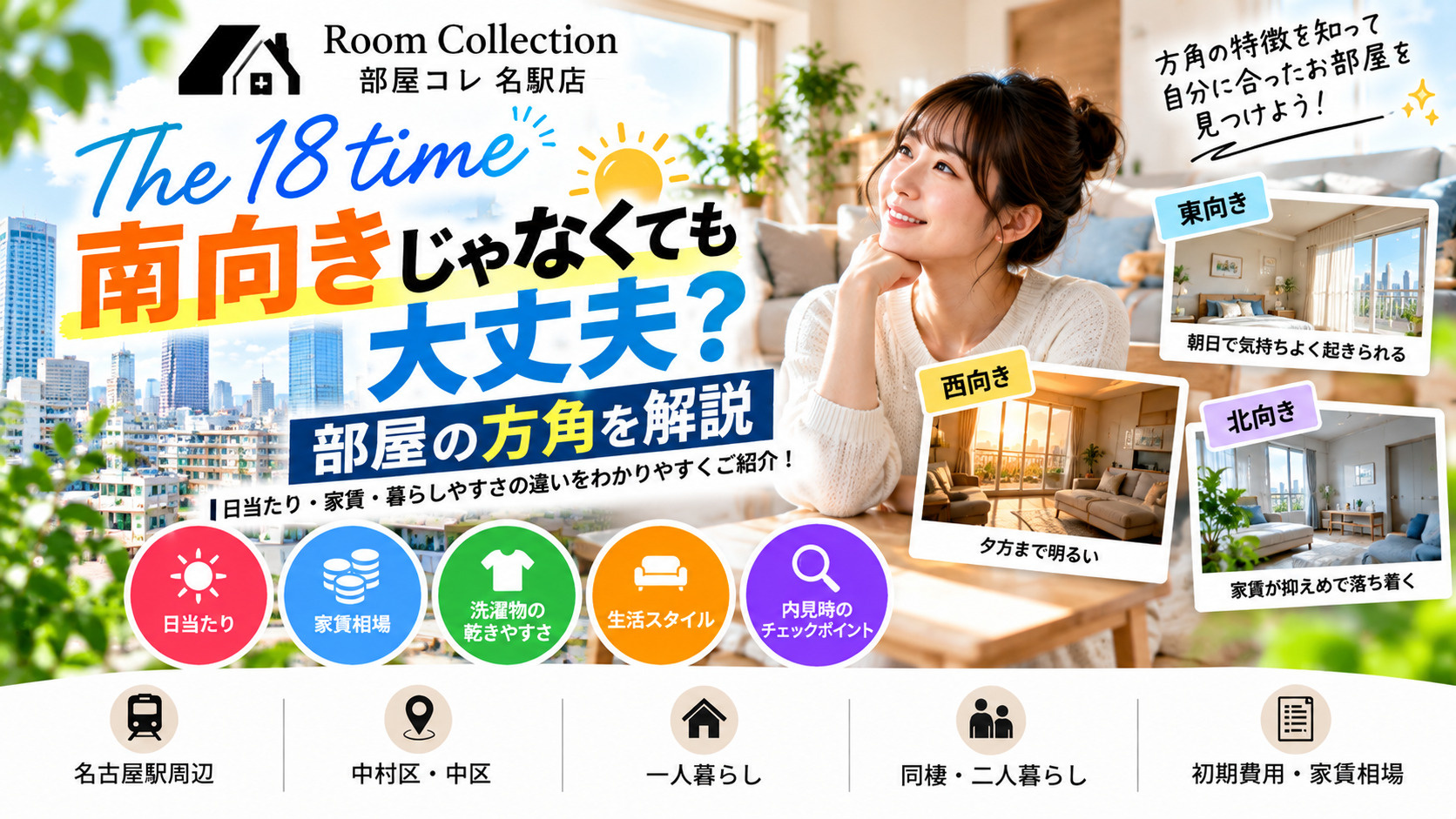 18【南向きじゃなくても大丈夫?部屋の方角を解説】の画像