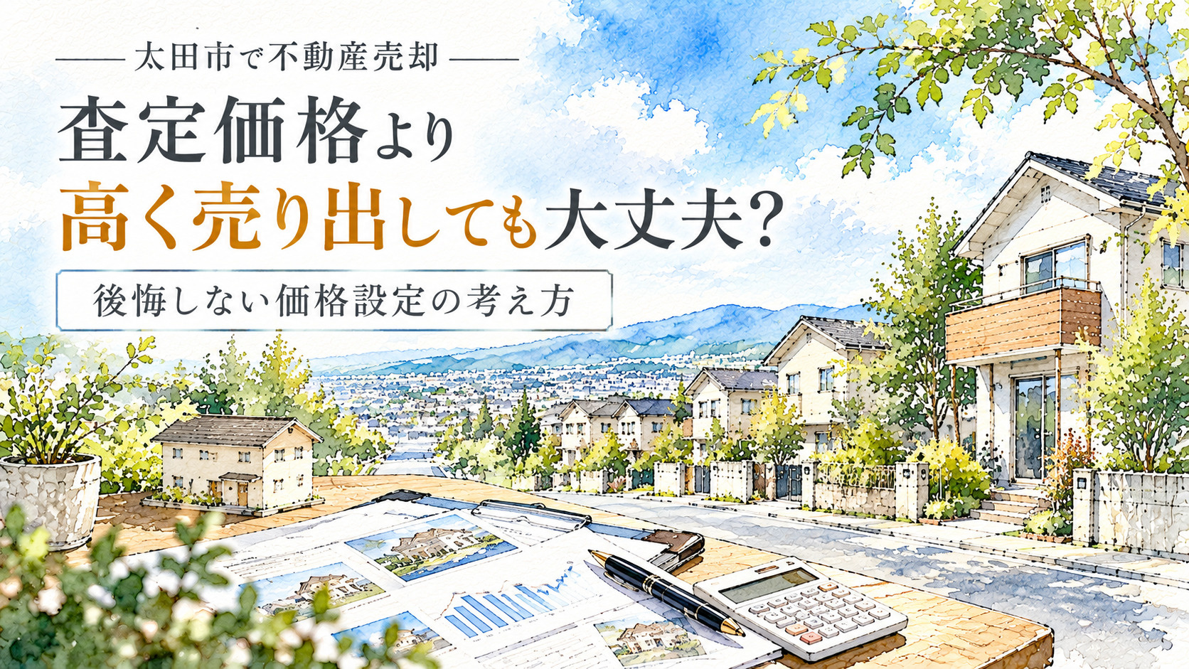 太田市で不動産売却|査定価格より高く売り出しても大丈夫?後悔しない価格設定の考え方の画像