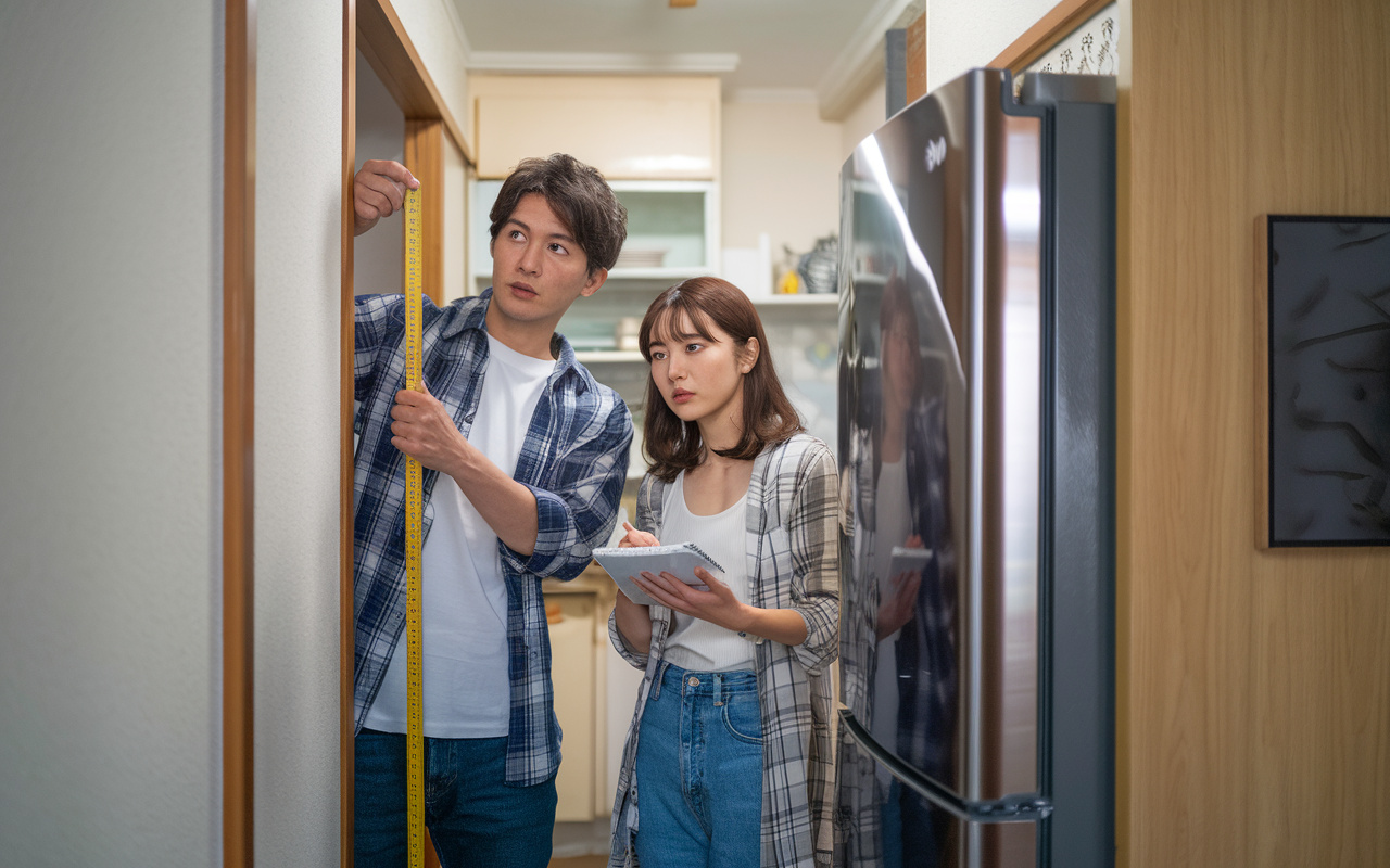 賃貸で大型冷蔵庫が入らない不安は?対処法と事前チェックで搬入トラブルを防ぐの画像