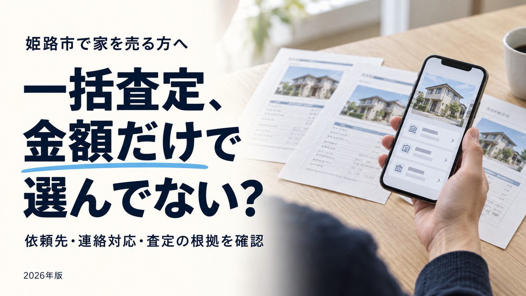 姫路市で不動産売却一括査定を利用する前に知るべきデメリットと対策【2026年最新】の画像
