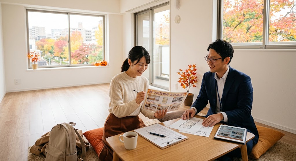 お部屋探しは実は10月が狙い目！の画像