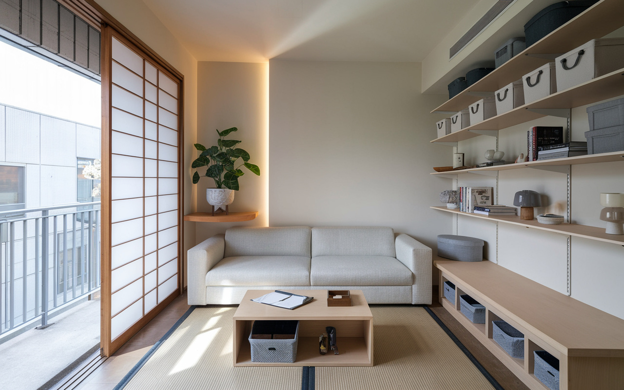 収納少ない賃貸でも快適に暮らし方を工夫!狭さを感じにくい片付く部屋の作り方の画像