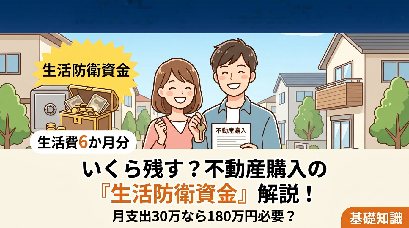 不動産購入で後悔しない!手元に残すべき「生活防衛資金」と「将来のお金」のリアル【高崎不動産情報ライブラリー】の画像