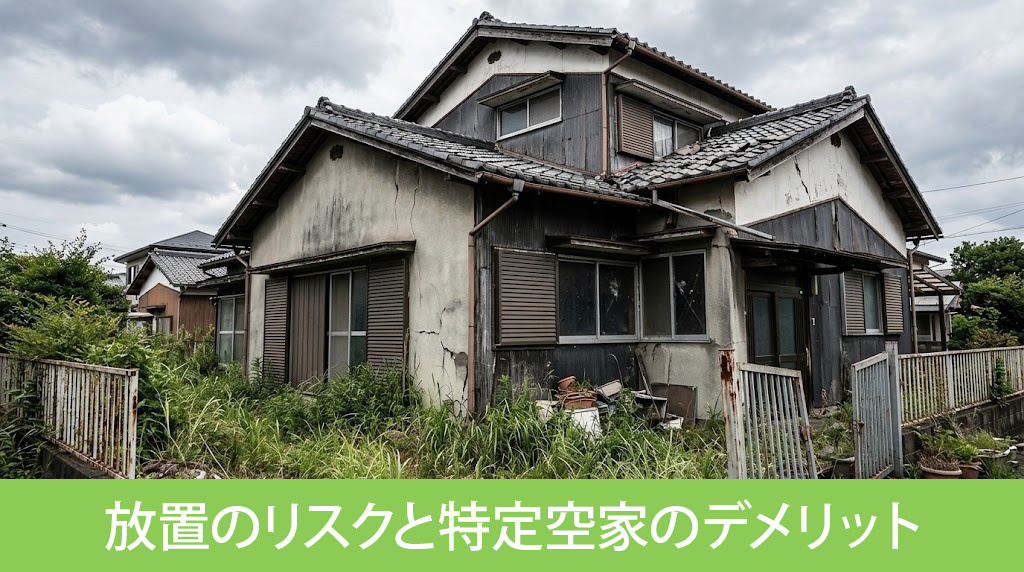  空き家放置のリスクと特定空家のデメリット