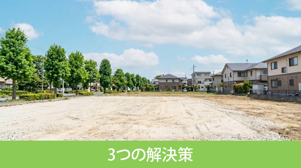  空き家を放置しないための3つの解決策