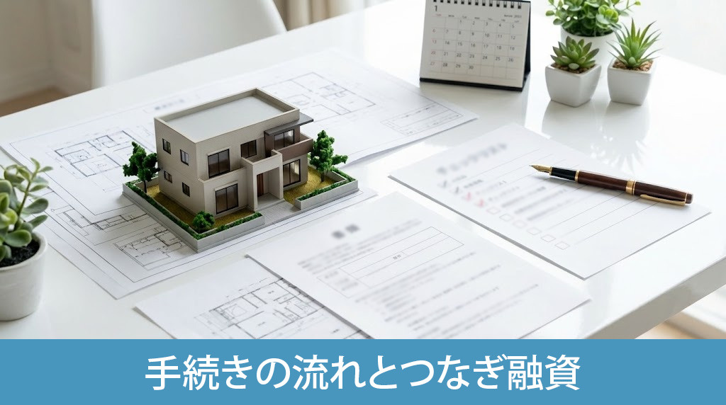 建て替えローンの手続きの流れとつなぎ融資