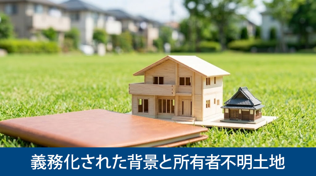 相続登記が義務化された背景と所有者不明土地