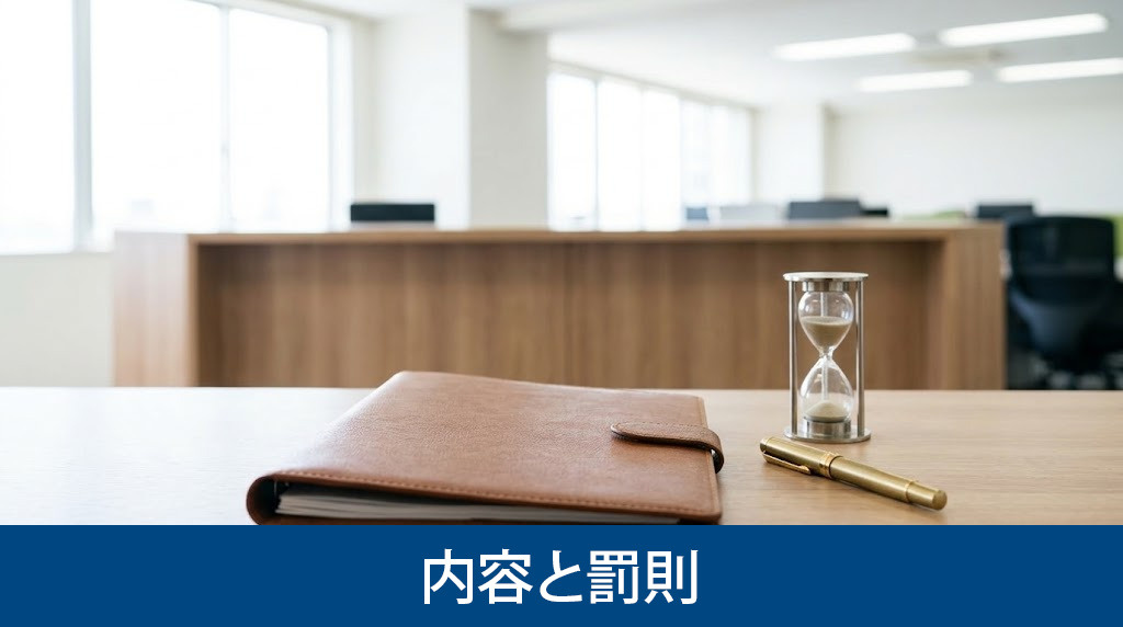 相続登記義務化の内容と罰則