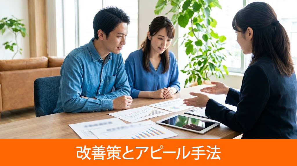 売却を成功に導くための改善策とアピール手法