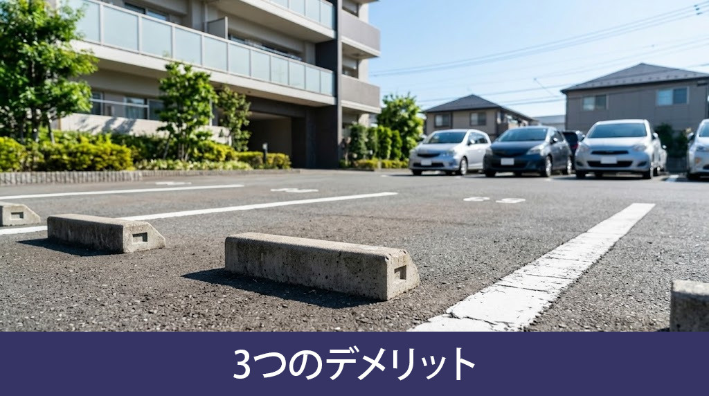 空き駐車場を放置して生じる3つのデメリット