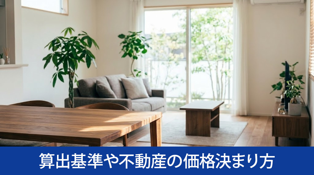 算出基準や不動産の価格決まり方を解説
