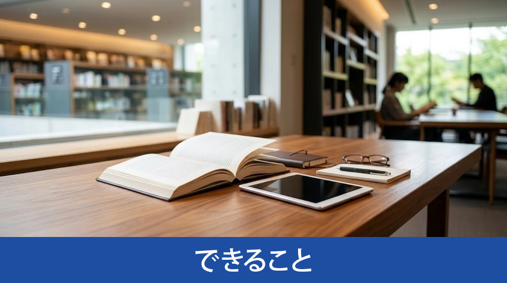 「岐阜市立中央図書館」でできること