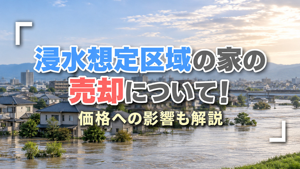 浸水想定区域の家の売却について!価格への影響も解説の画像