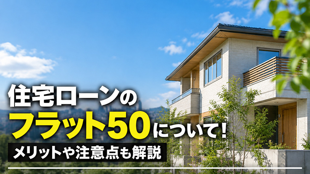 住宅ローンのフラット50について！メリットや注意点も解説の画像