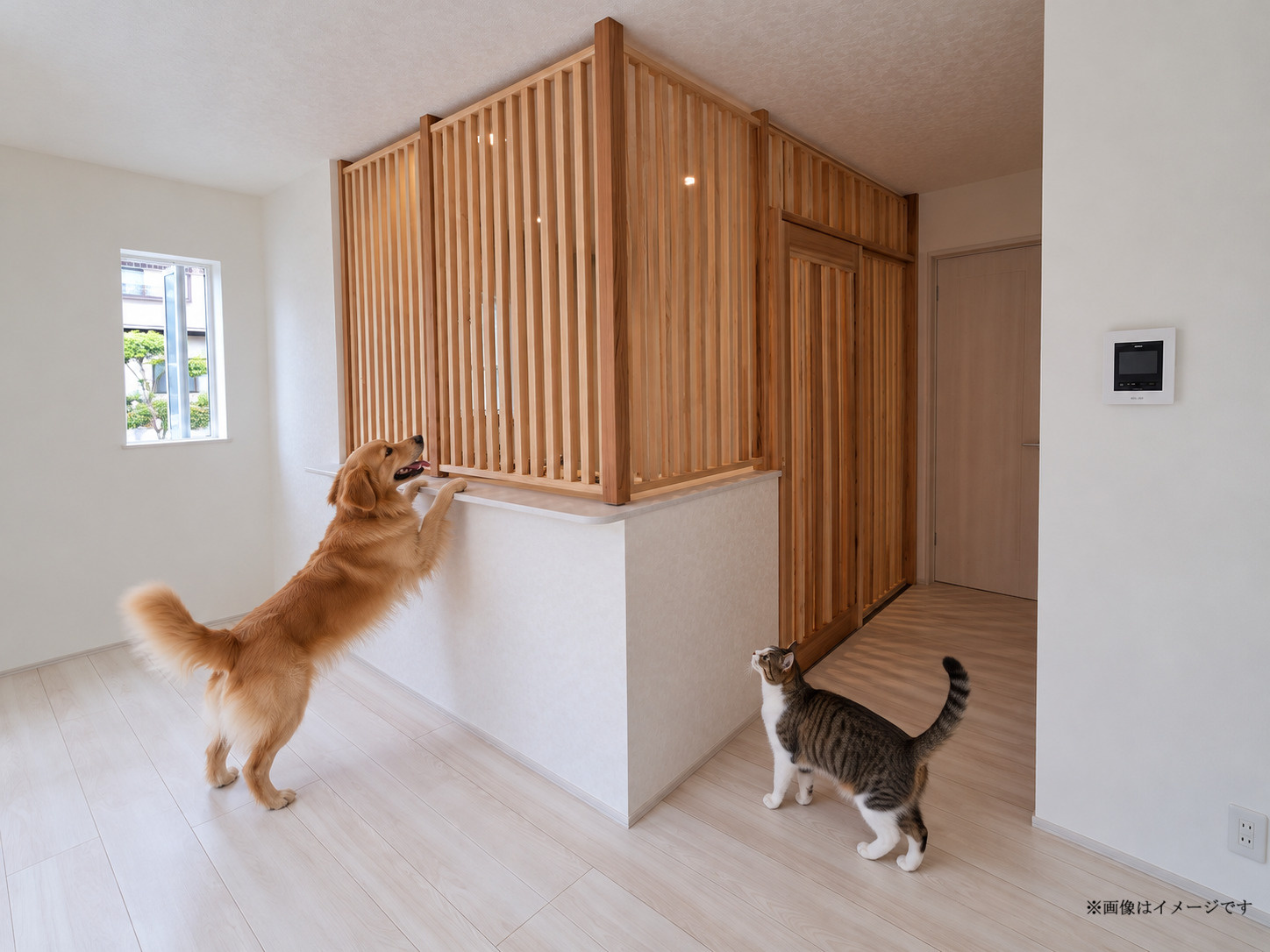 猫や犬の脱走を防ぐペット用網戸・ゲート