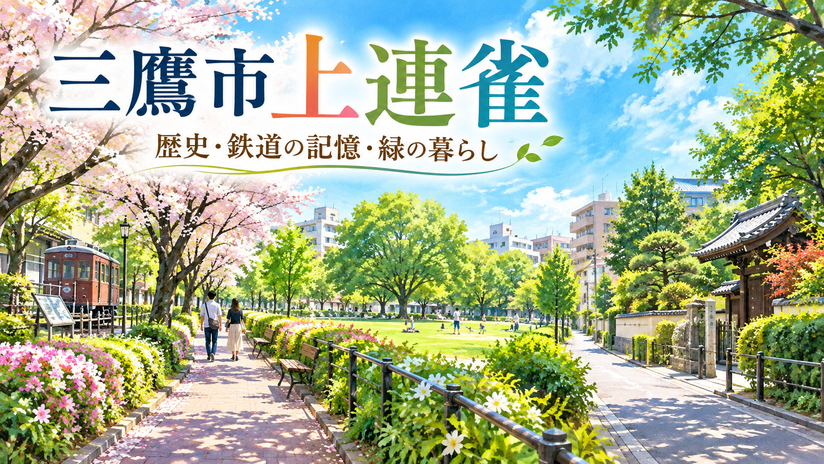 三鷹市上連雀の魅力|歴史・廃線跡・公園・交通・住みやすさの画像