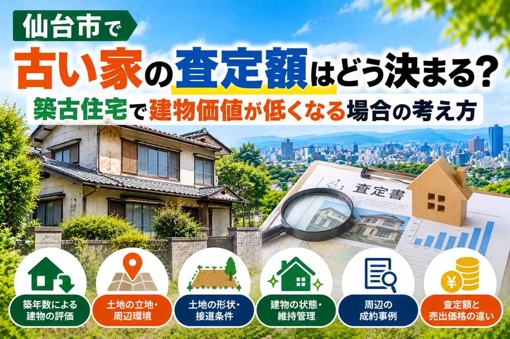 古い家の査定額はどう決まる？築古住宅で建物価値が低くなる場合の考え方の画像