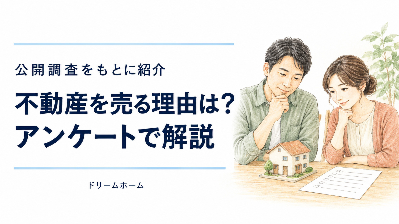 不動産を売る理由は？アンケートで解説の画像