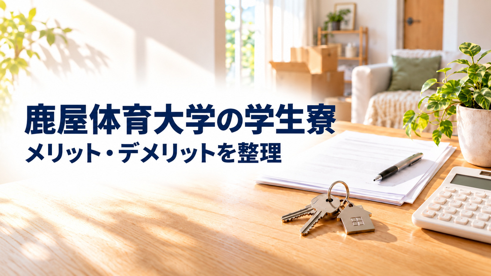 鹿屋体育大学の学生寮はどう？メリットとデメリットを整理して進路選択に役立てようの画像