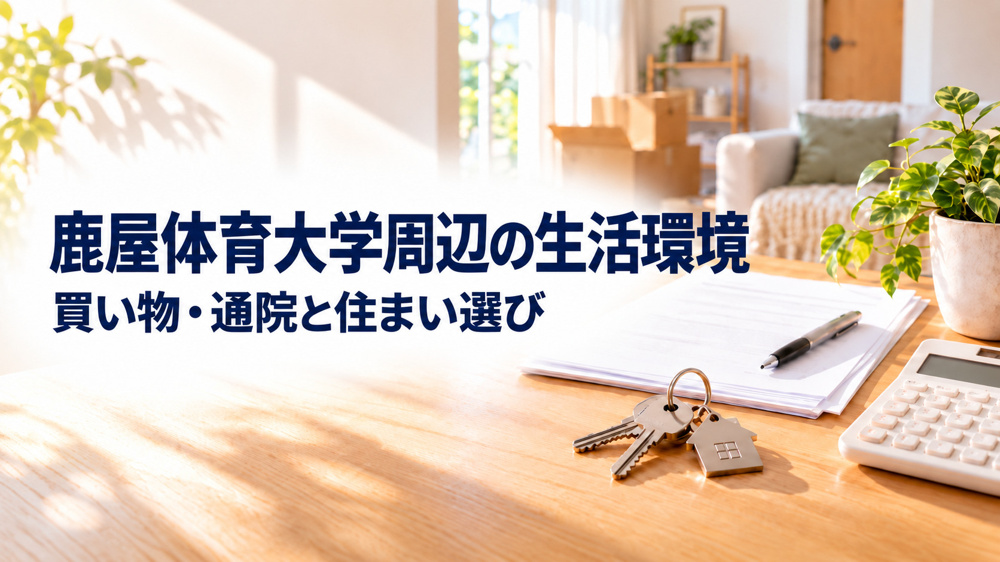 鹿屋体育大学周辺の買い物・生活環境は？入学予定者向けに解説の画像