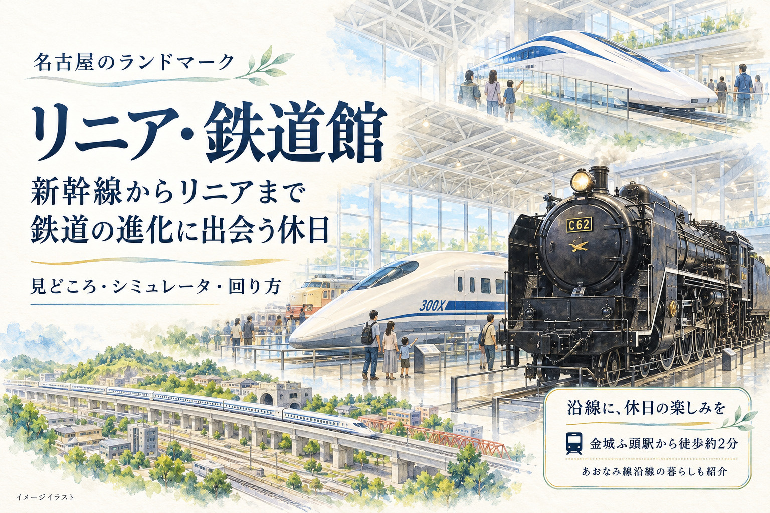 リニア・鉄道館の見どころ6選｜料金・シミュレータ・回り方の画像