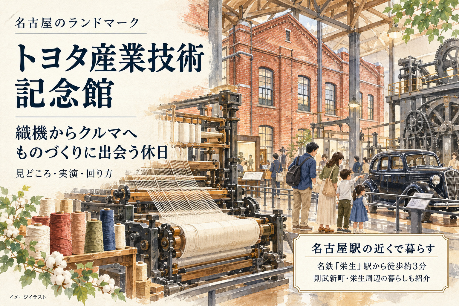 トヨタ産業技術記念館の見どころ6選|実演・料金・回り方の画像