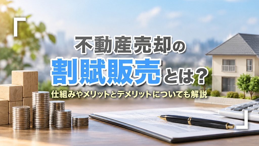 不動産売却の割賦販売とは？仕組みやメリットとデメリットについても解説