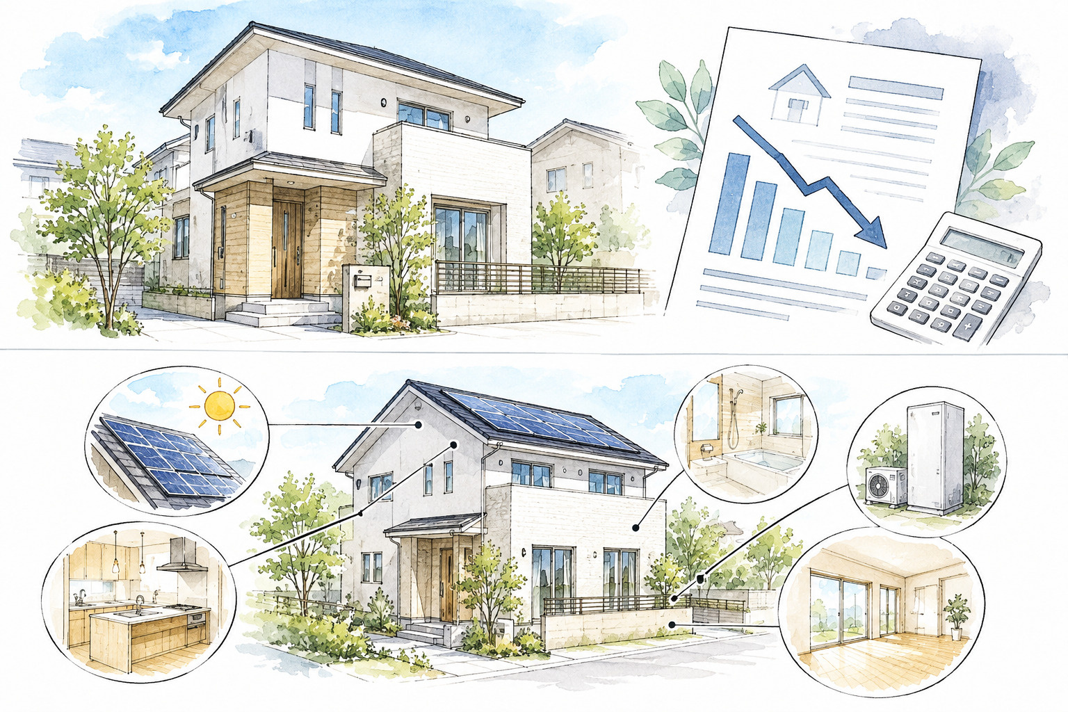 築浅住宅なのに査定額が低いのはなぜ?新築時の価格と売却価格の違いを解説|太田市の不動産査定の画像