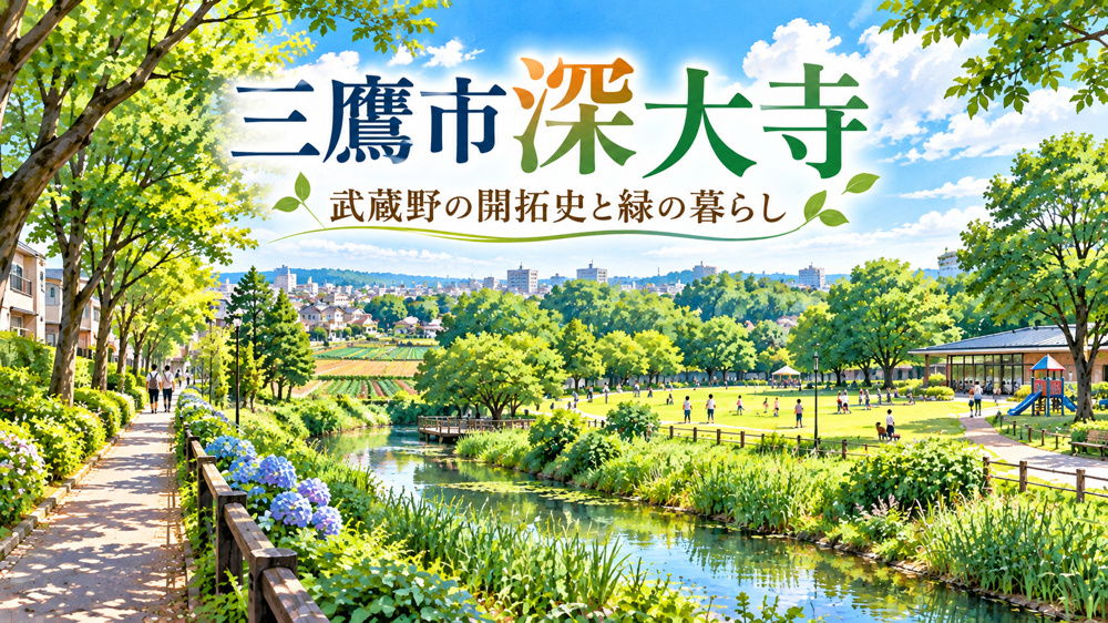 三鷹市深大寺の魅力を歩く 寺の名を受け継ぐ町で見つける、武蔵野の開拓史と緑の暮らしの画像