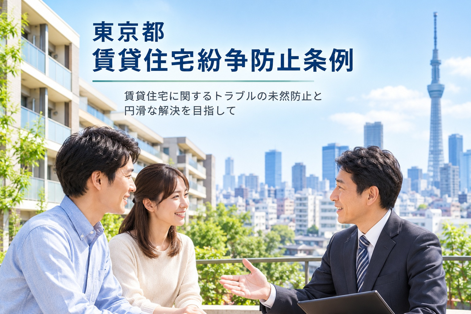東京都賃貸住宅紛争防止条例とは？わかりやすく基礎から解説の画像