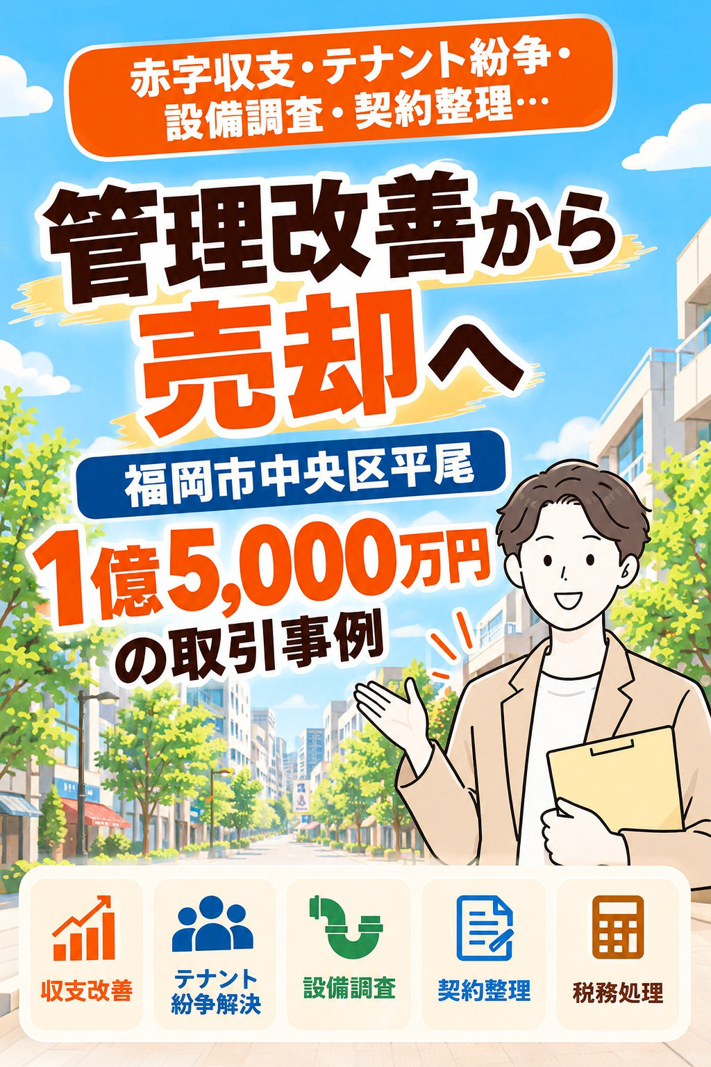 福岡市中央区平尾の1億5,000万円の不動産売却事例