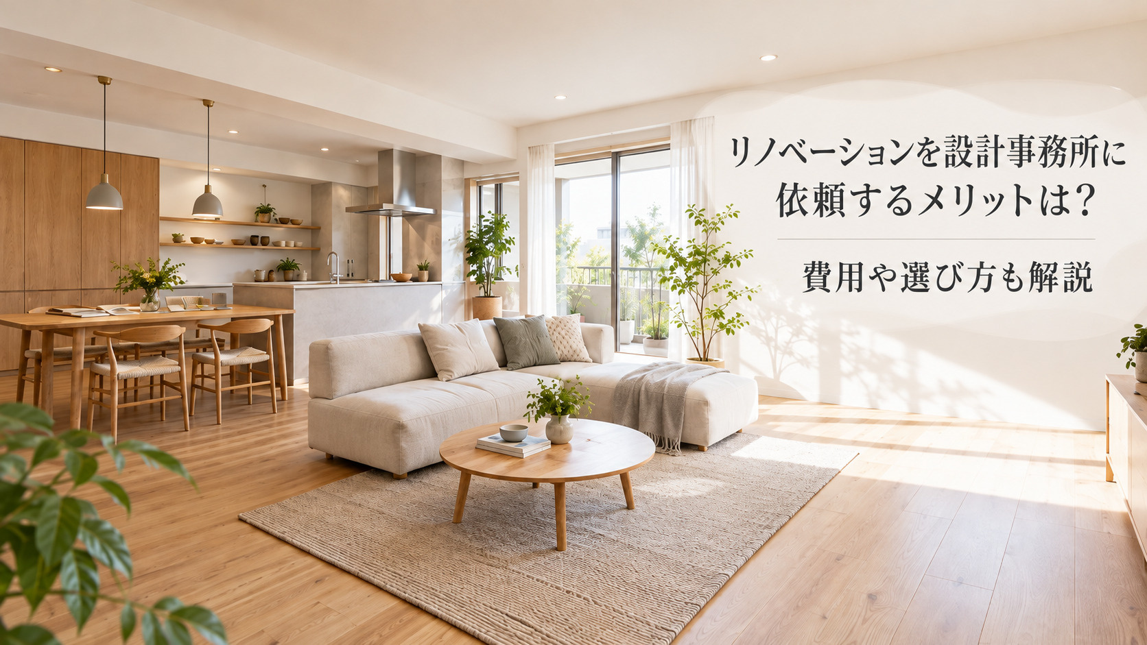 リノベーションを設計事務所に依頼するメリットは？費用や選び方も解説の画像